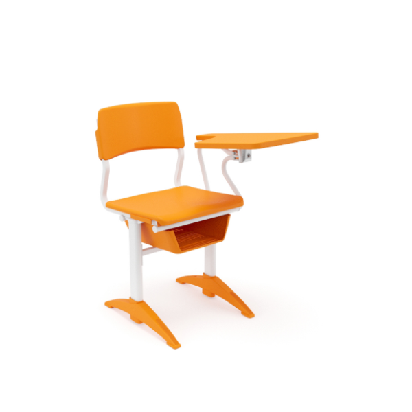 Cadeira com Prancheta Escamoteável