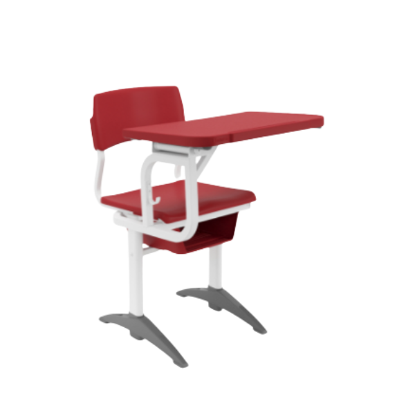 Cadeira com Prancheta Frontal Regulável