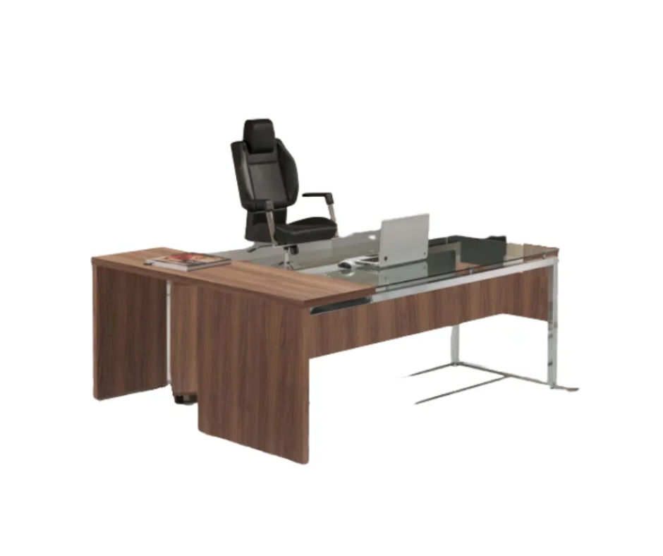 Mesa em L de diretoria