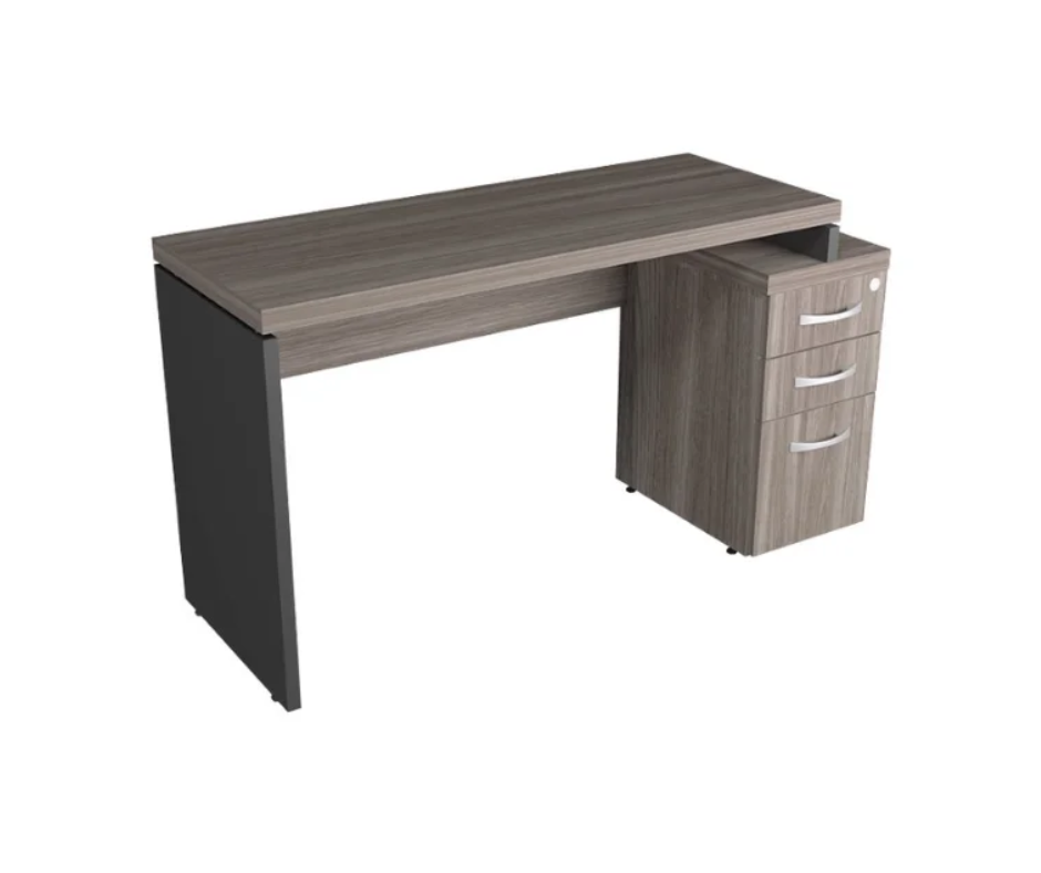 Mesa reta para escritório