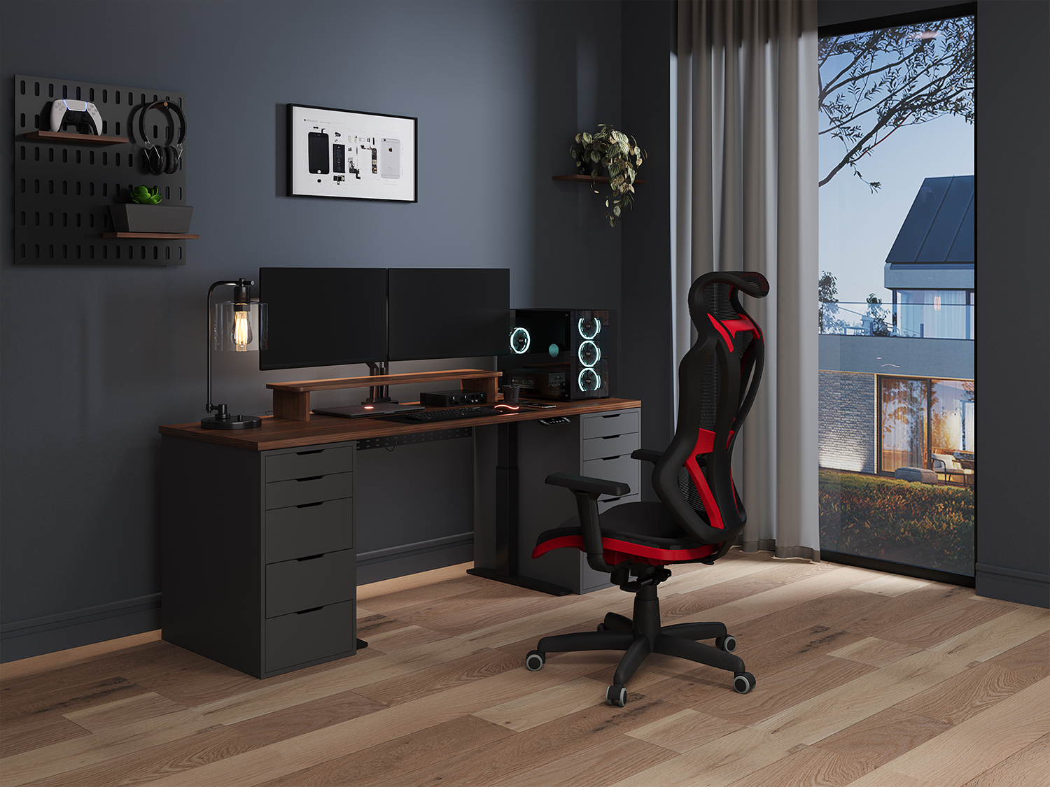 Poltrona Gamer Weave Ambiente