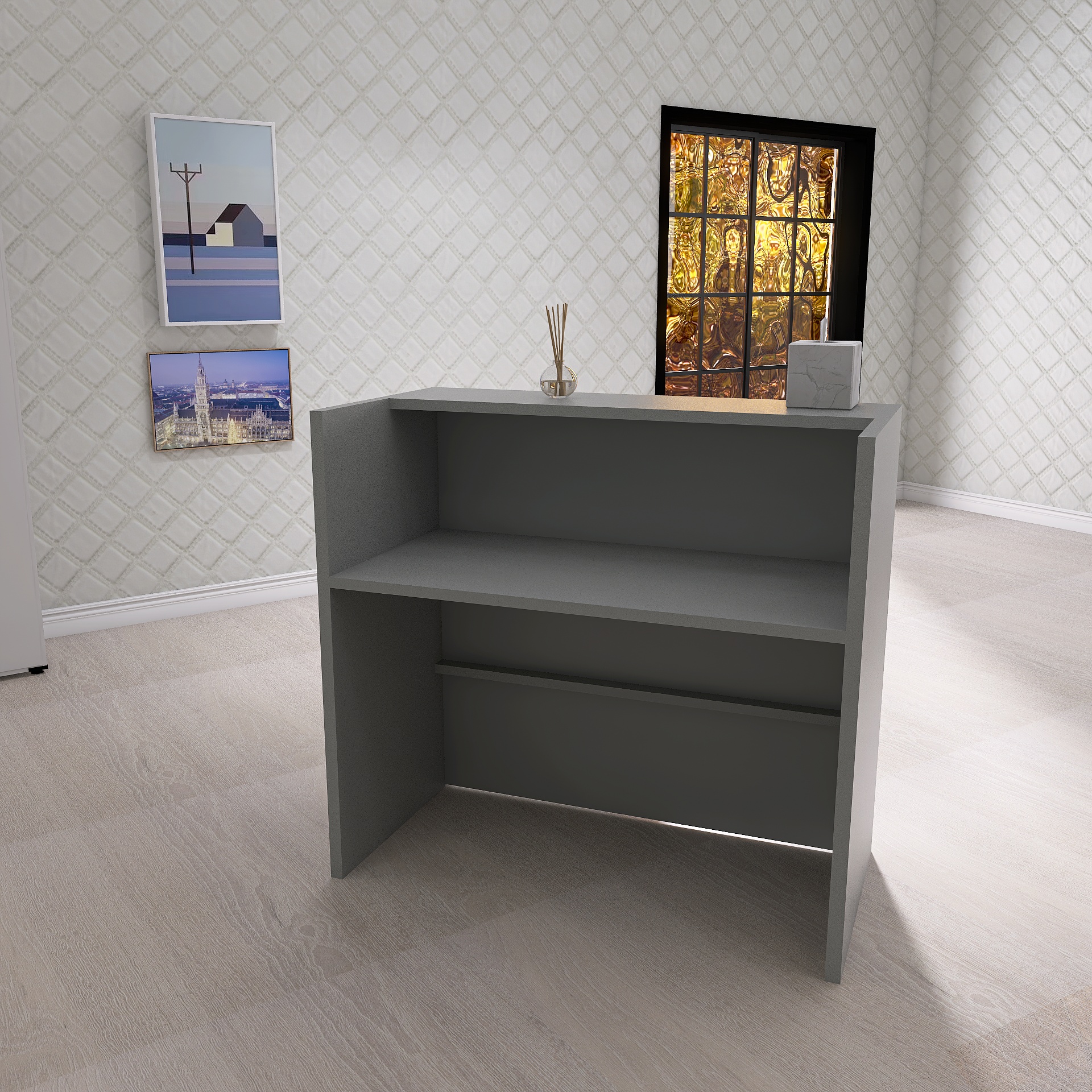 Balcão de atendimento pequeno