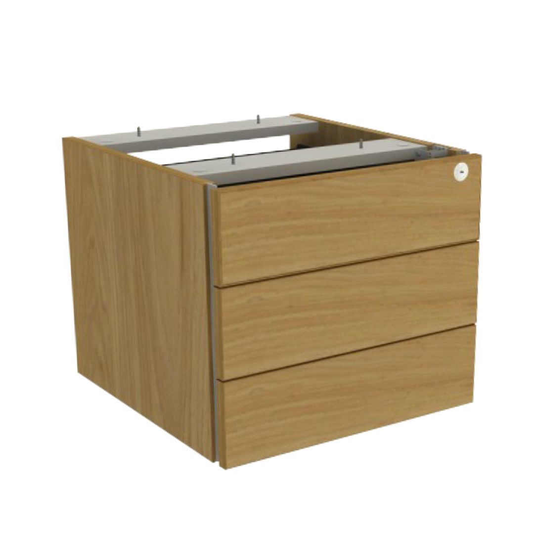 Gaveteiro Fixo 3 Gavetas