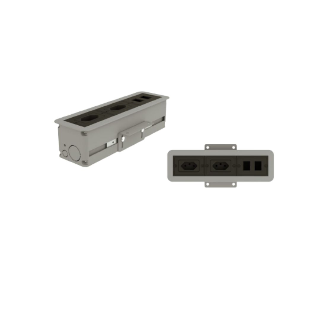 caixa de tomada multifuncional